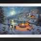 Disney Mickey and Minnie Christmas Lodge - Limited Edition Paper