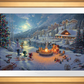 Disney Mickey and Minnie Christmas Lodge - Limited Edition Paper