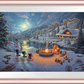 Disney Mickey and Minnie Christmas Lodge - Limited Edition Paper