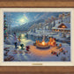 Disney Mickey and Minnie Christmas Lodge - Canvas Classics
