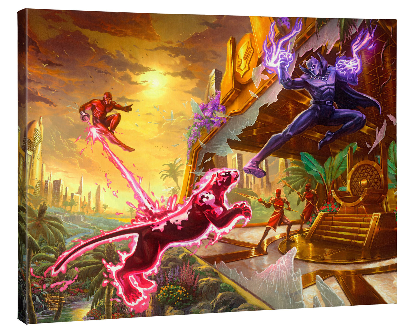 Black Panther - 24" x 30" Gallery Wrapped Canvas