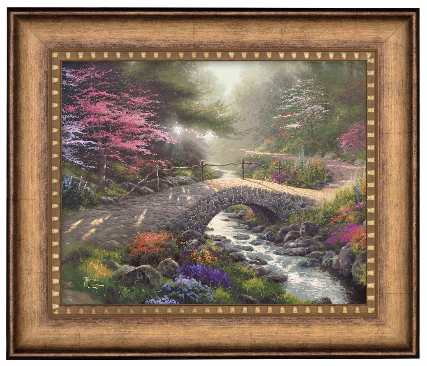 Bridge of Faith - 16" x 20" Brushstroke Vignette