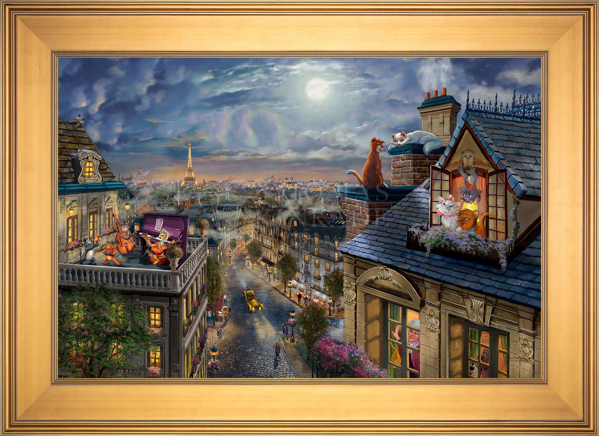 Disney The Aristocats - Love Under the Moon - Jewel Edition Art