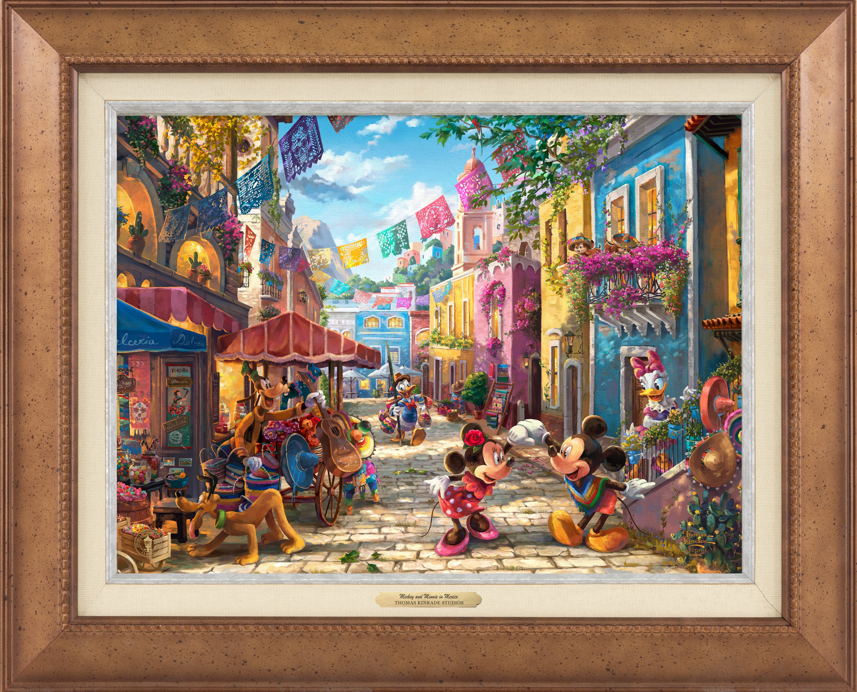 Disney Mickey and Minnie in Mexico - Canvas Classics Canvas