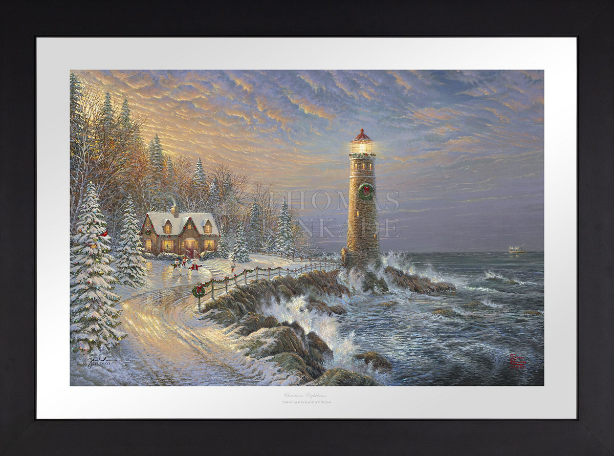 Christmas Lighthouse - Limited Edition Paper