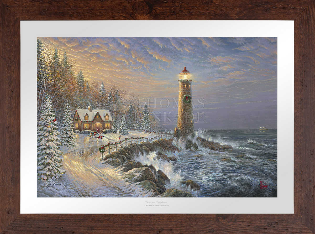 Christmas Lighthouse - Limited Edition Paper