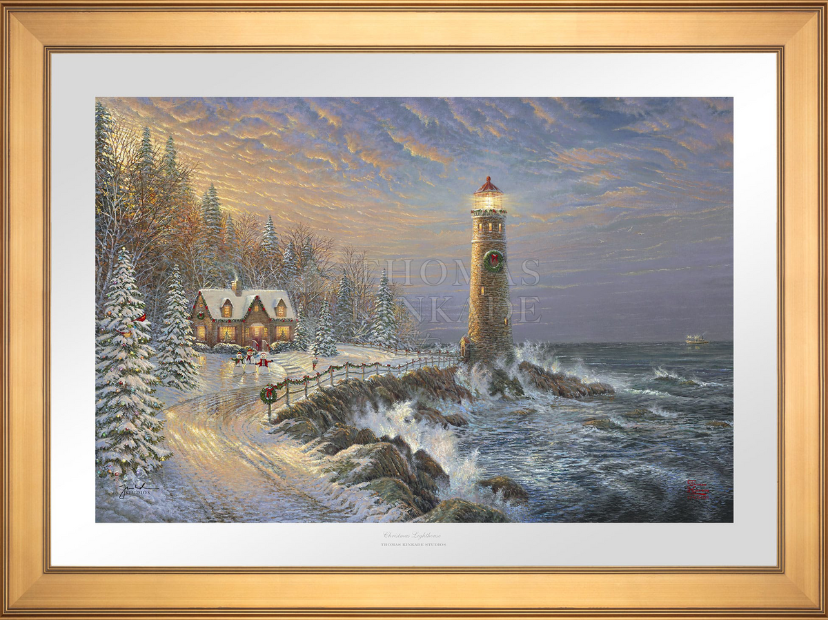 Christmas Lighthouse - Limited Edition Paper