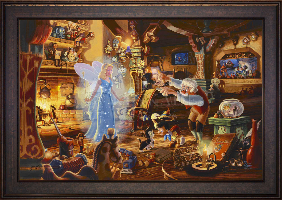 Disney Geppetto's Pinocchio - Limited Edition Canvas