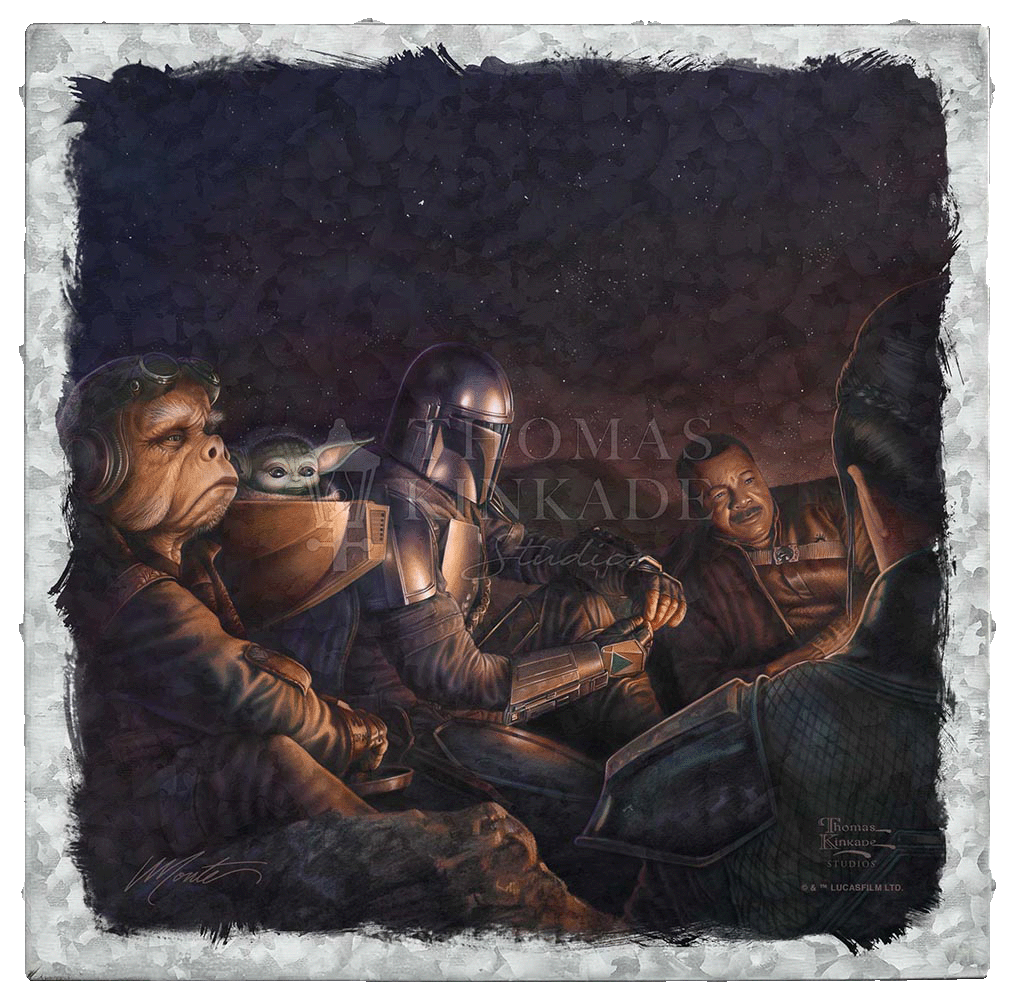 The Mandalorian™ - An Uneasy Alliance - 14" x 14" Metal Box Art
