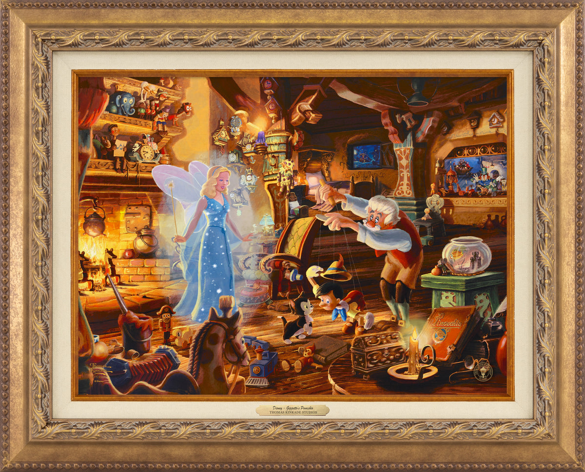 Disney Geppetto's Pinocchio - Canvas Classics
