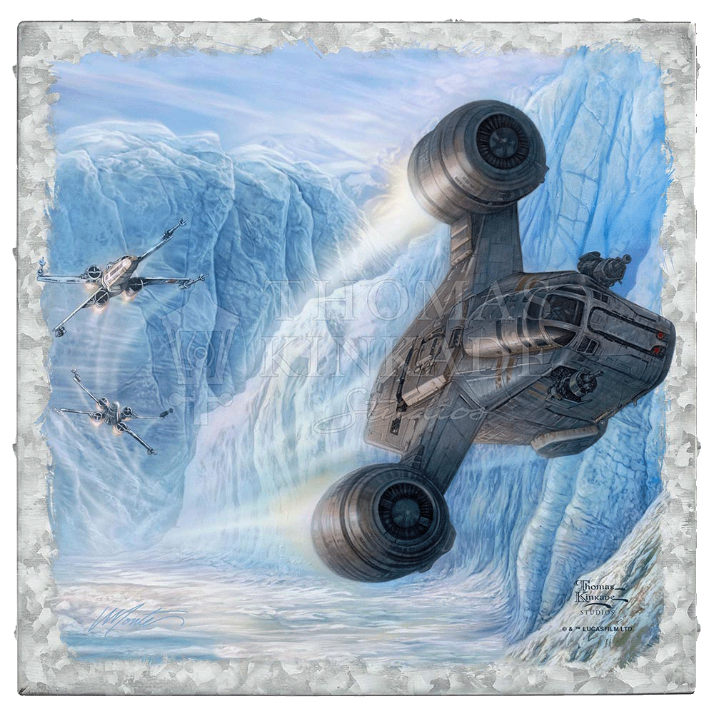 The Mandalorian™ - Cold Pursuit - 14" x 14" Metal Box Art