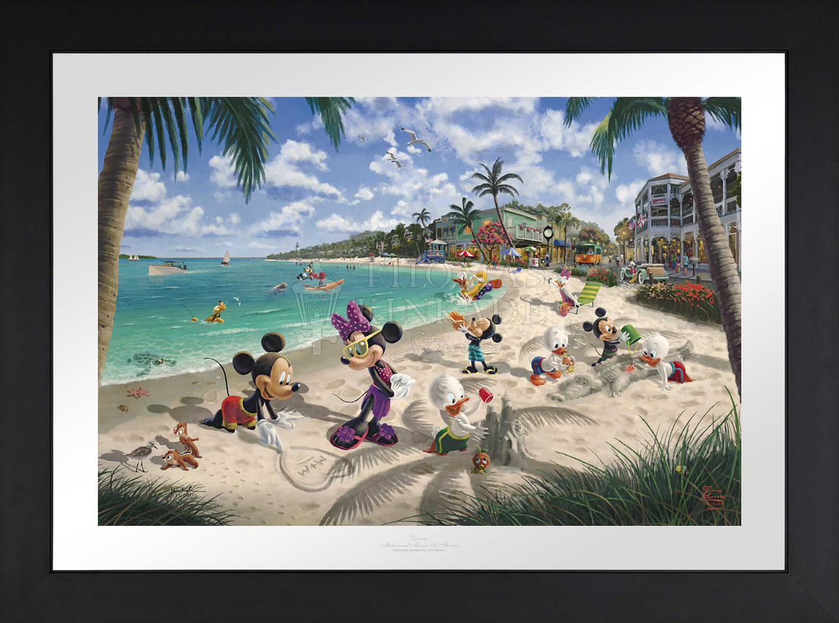 Disney Mickey and Minnie in Florida - Limited Edition Paper