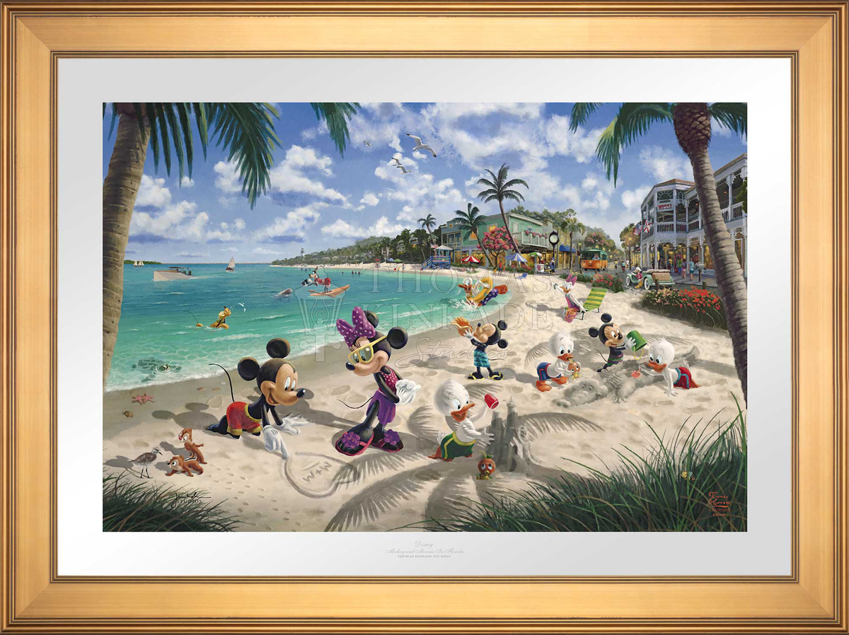 Disney Mickey and Minnie in Florida - Limited Edition Paper