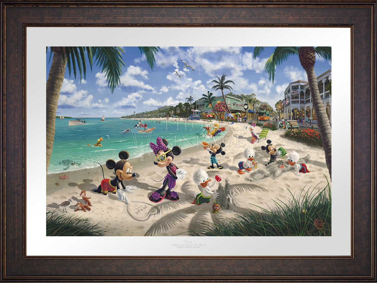 Disney Mickey and Minnie in Florida - Limited Edition Paper