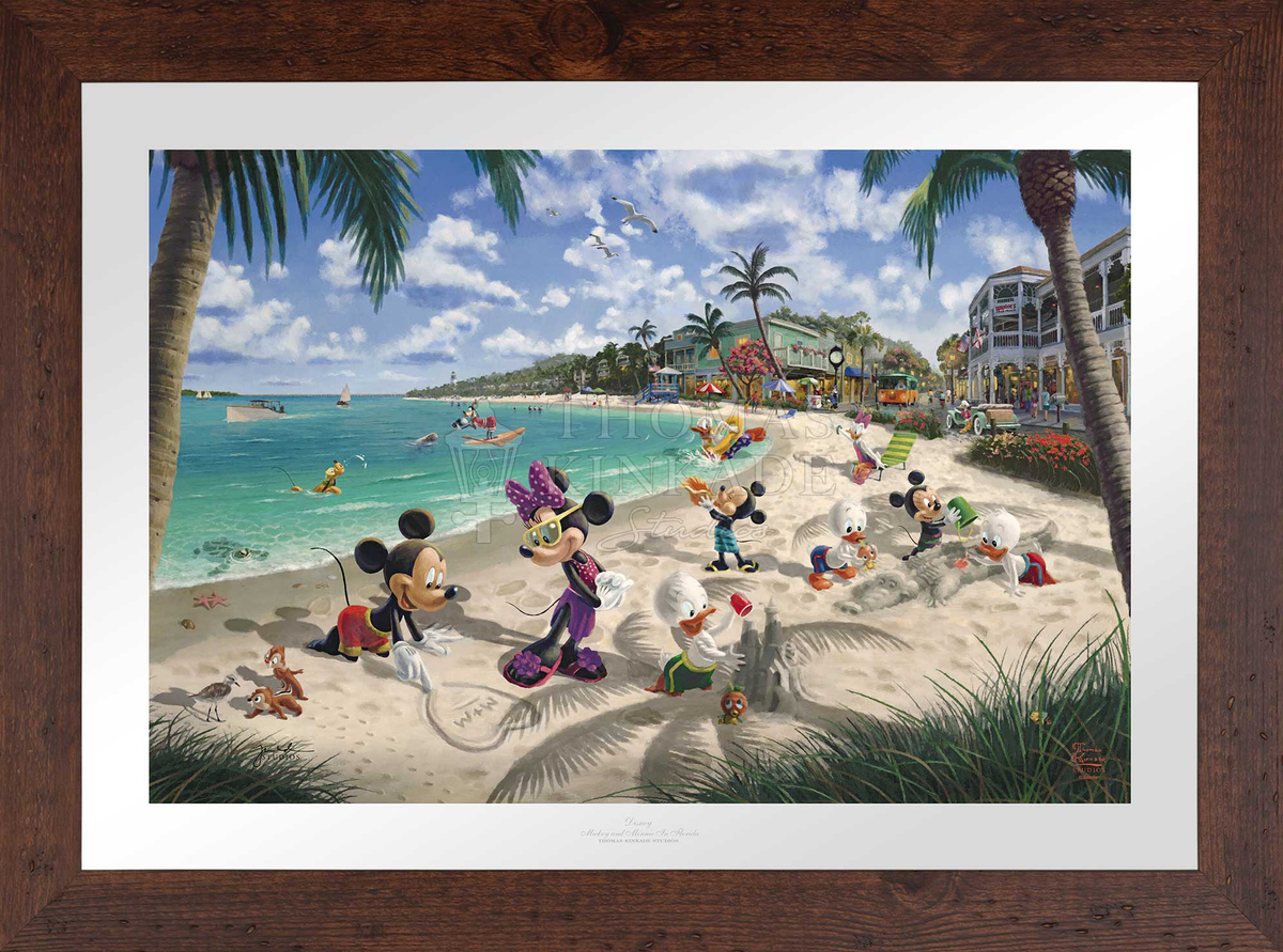 Disney Mickey and Minnie in Florida - Limited Edition Paper