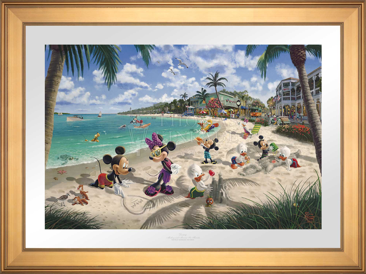 Disney Mickey and Minnie in Florida - Limited Edition Paper