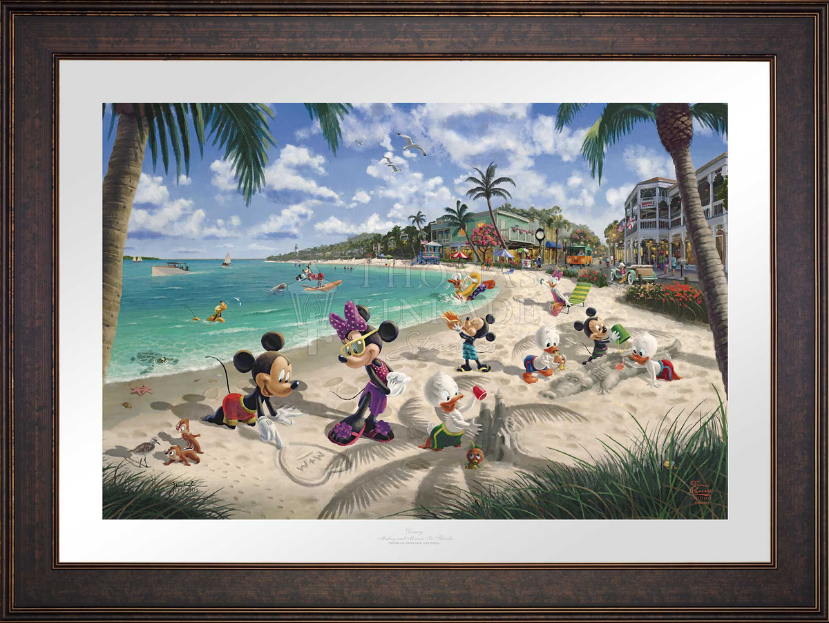 Disney Mickey and Minnie in Florida - Limited Edition Paper
