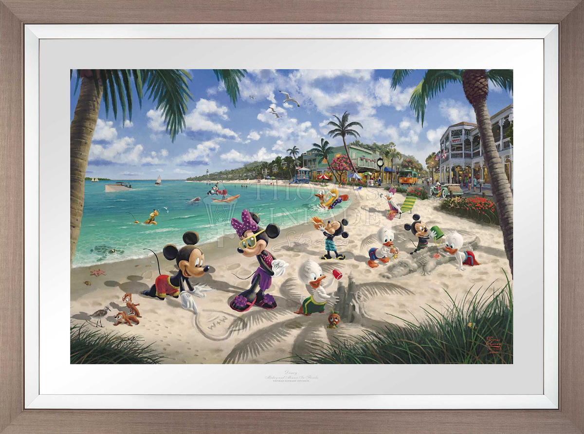 Disney Mickey and Minnie in Florida - Limited Edition Paper