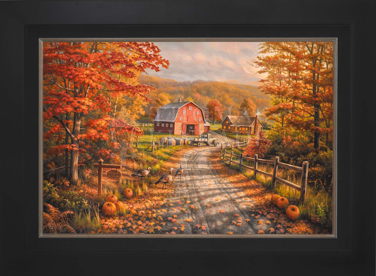 Late Afternoon on the Farm - Limited Edition Canvas
