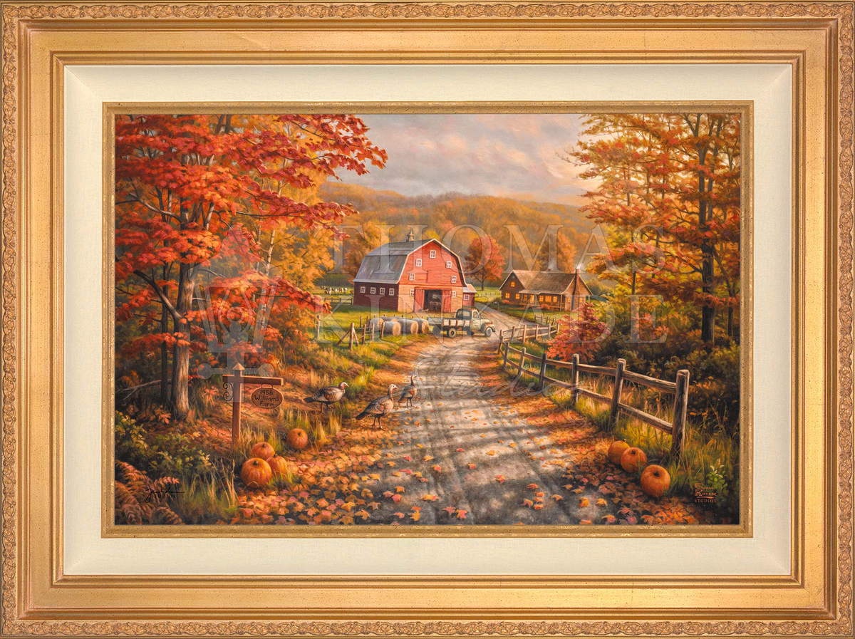 Late Afternoon on the Farm - Limited Edition Canvas