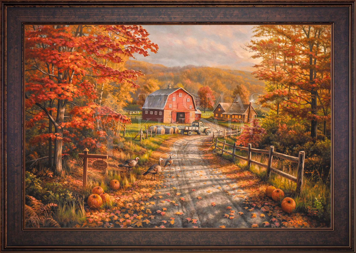 Late Afternoon on the Farm - Limited Edition Canvas