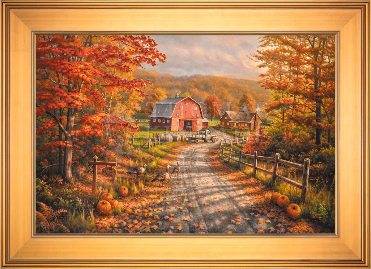 Late Afternoon on the Farm - Limited Edition Canvas