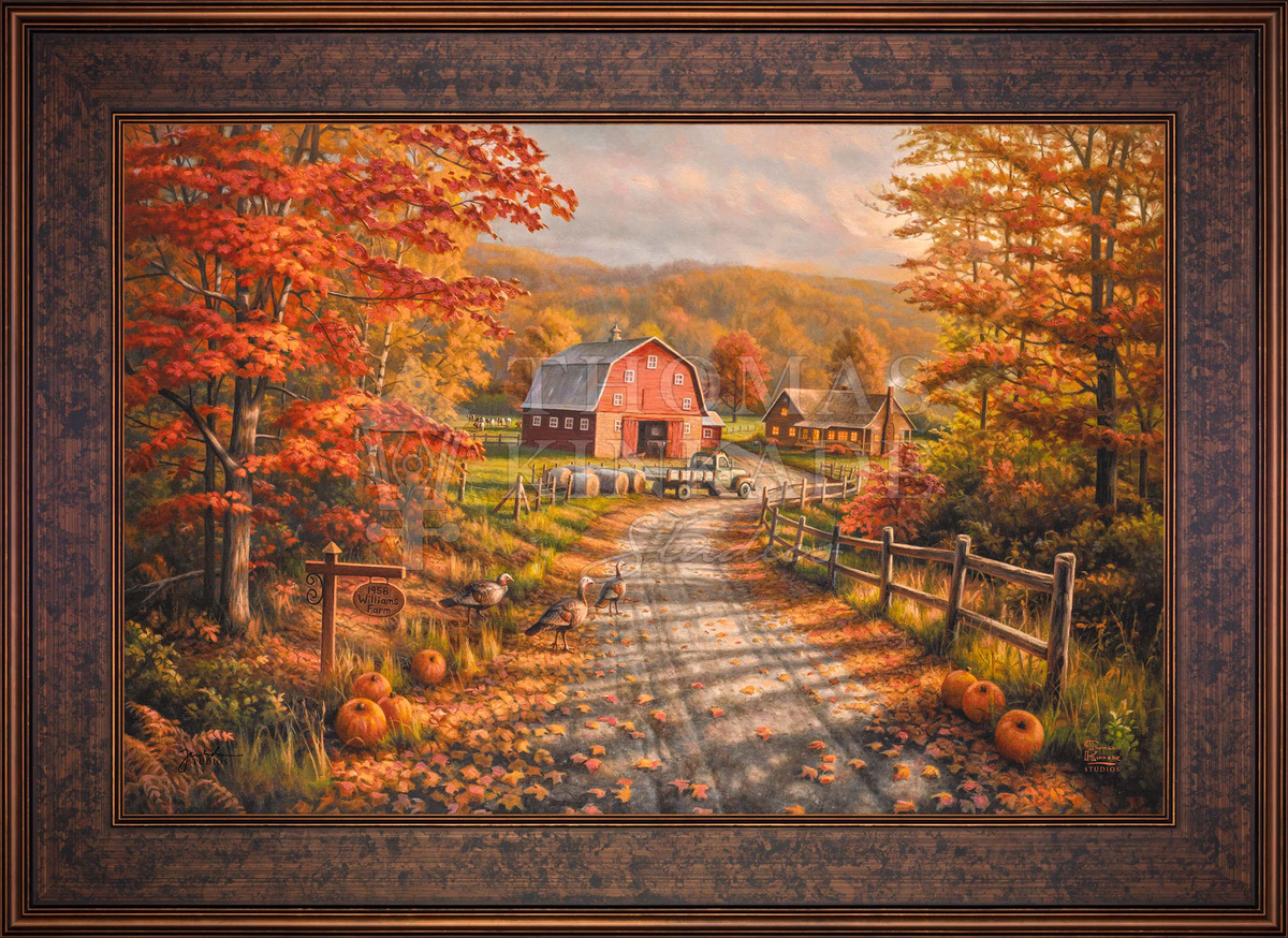 Late Afternoon on the Farm - Limited Edition Canvas