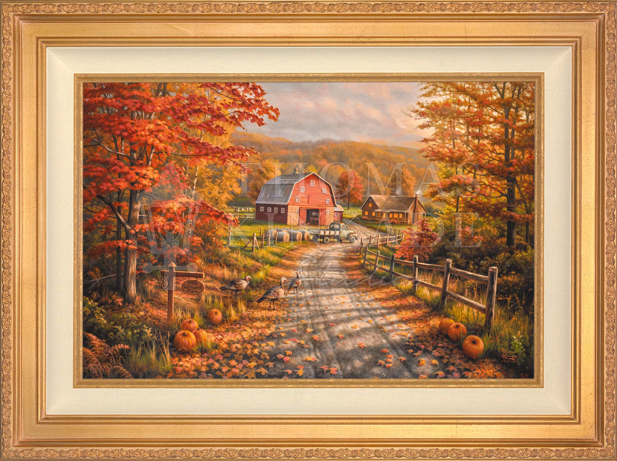 Late Afternoon on the Farm - Limited Edition Canvas