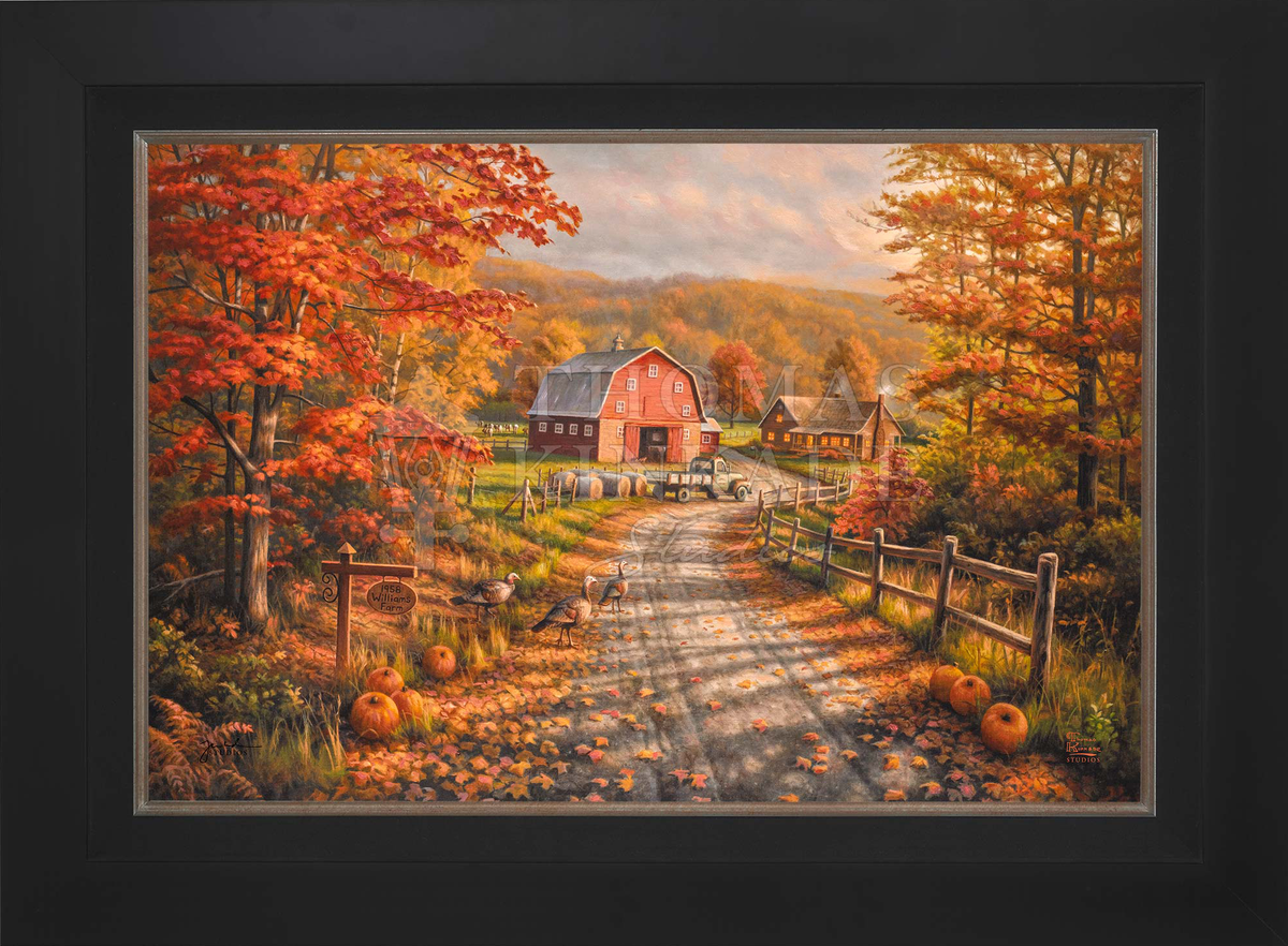 Late Afternoon on the Farm - Limited Edition Canvas