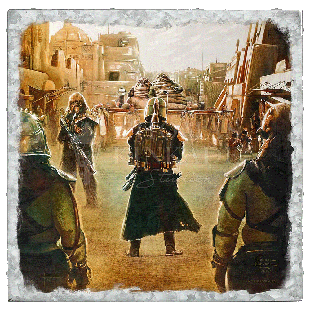 The Book of Boba Fett™ - A New Challenge - 14" x 14" Metal Box Art