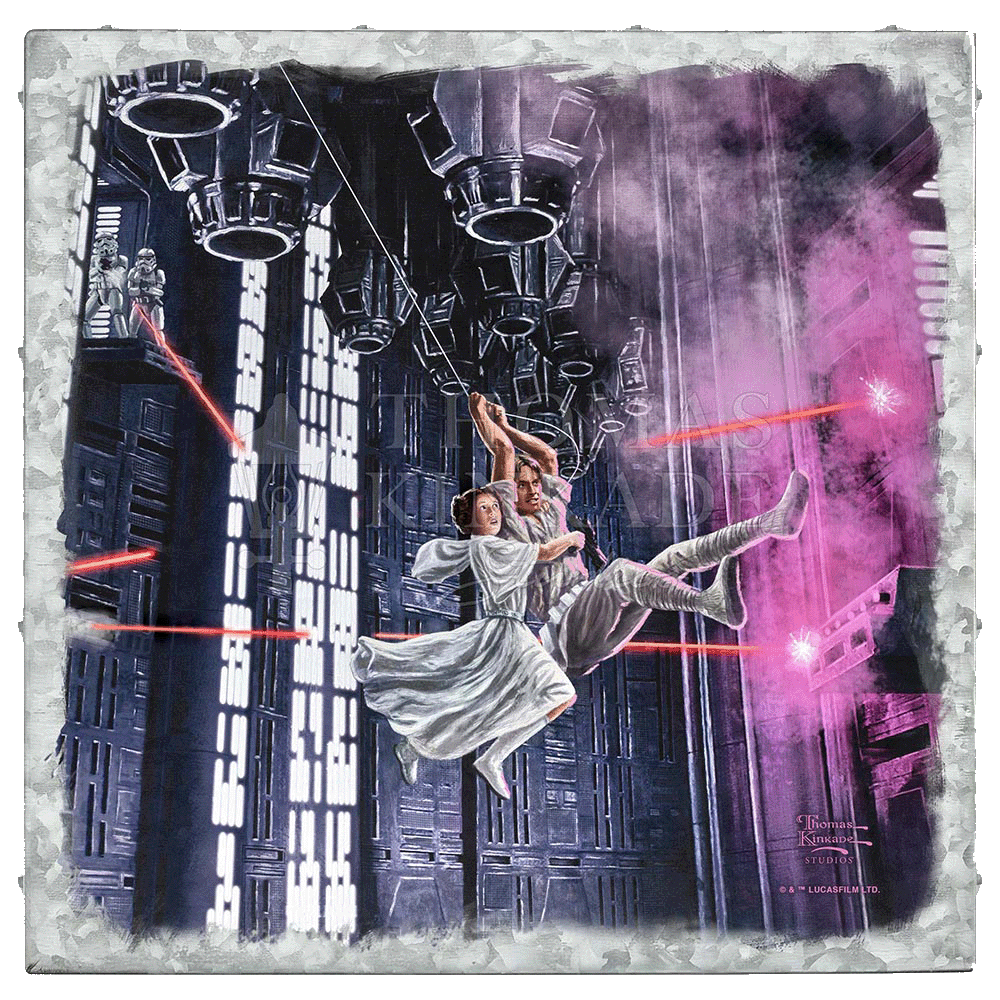 On the Run - 14" x 14" Metal Box Art
