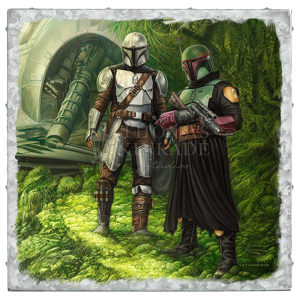 The Mandalorian™ - Brothers in Arms - 14" x 14" Metal Box Art