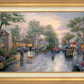Carmel, Sunset on Ocean Avenue - Limited Edition Canvas