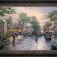 Carmel, Sunset on Ocean Avenue - Limited Edition Canvas