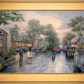 Carmel, Sunset on Ocean Avenue - Limited Edition Canvas