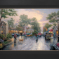 Carmel, Sunset on Ocean Avenue - Limited Edition Canvas