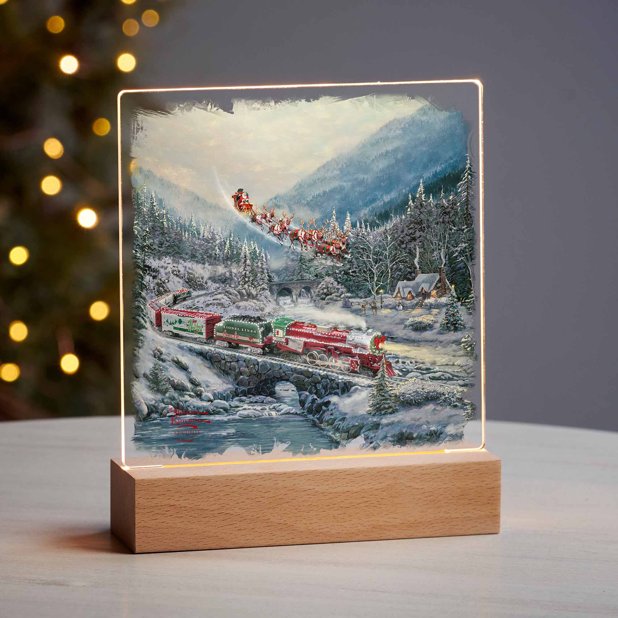 Shop Christmas Light Express - Acrylic Night Light Wall Art From