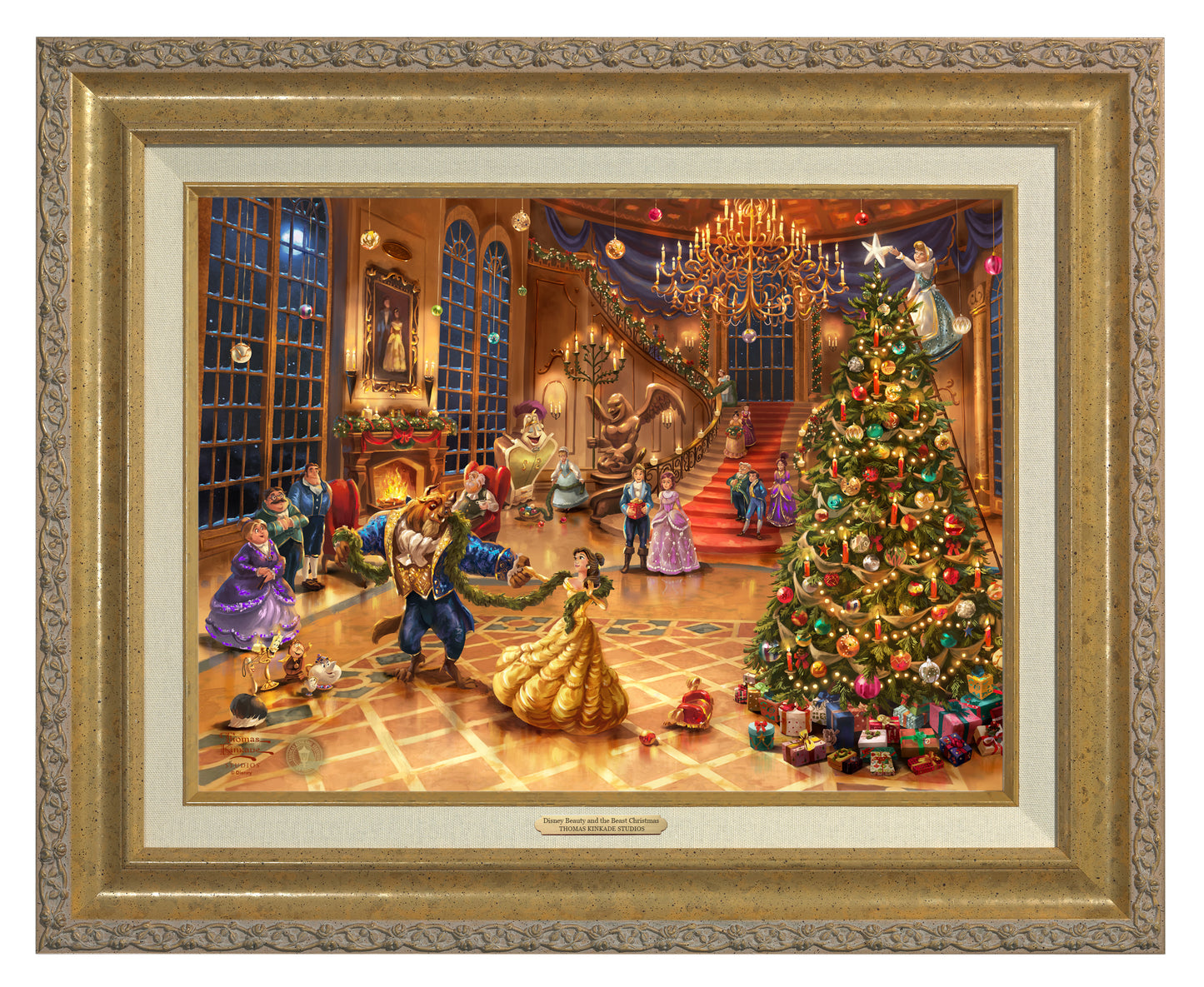Disney Beauty and the Beast Christmas Celebration - Canvas Classics