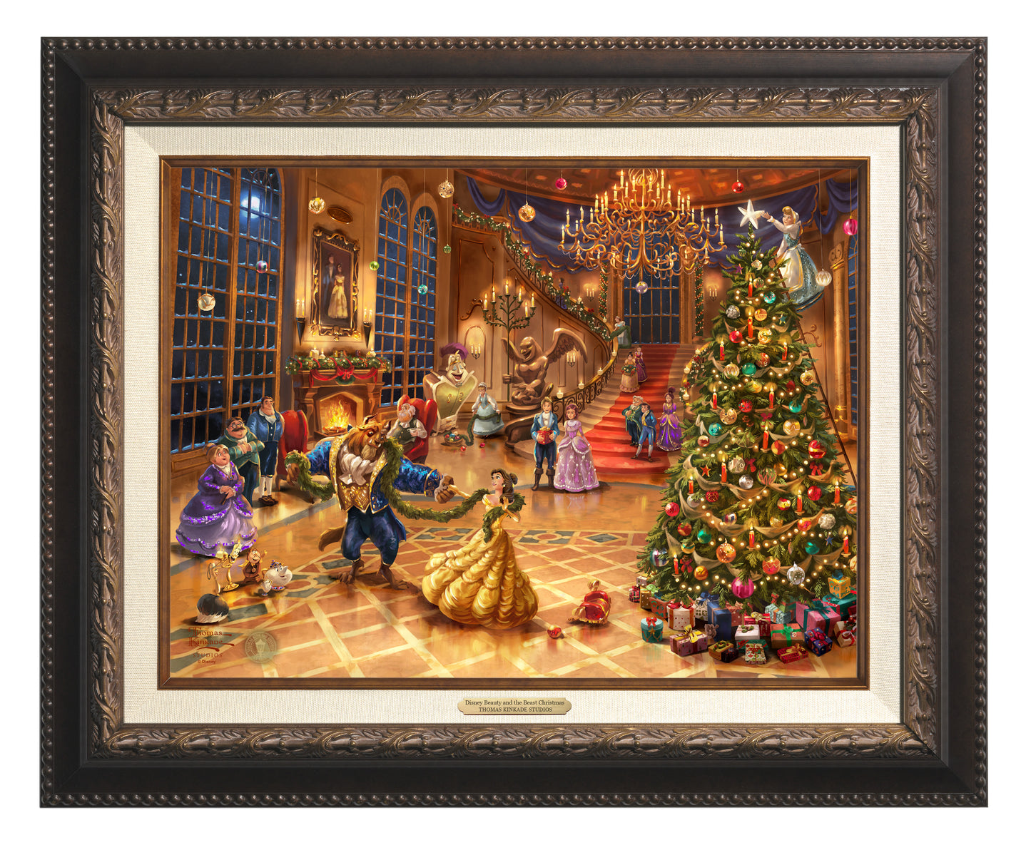 Disney Beauty and the Beast Christmas Celebration - Canvas Classics