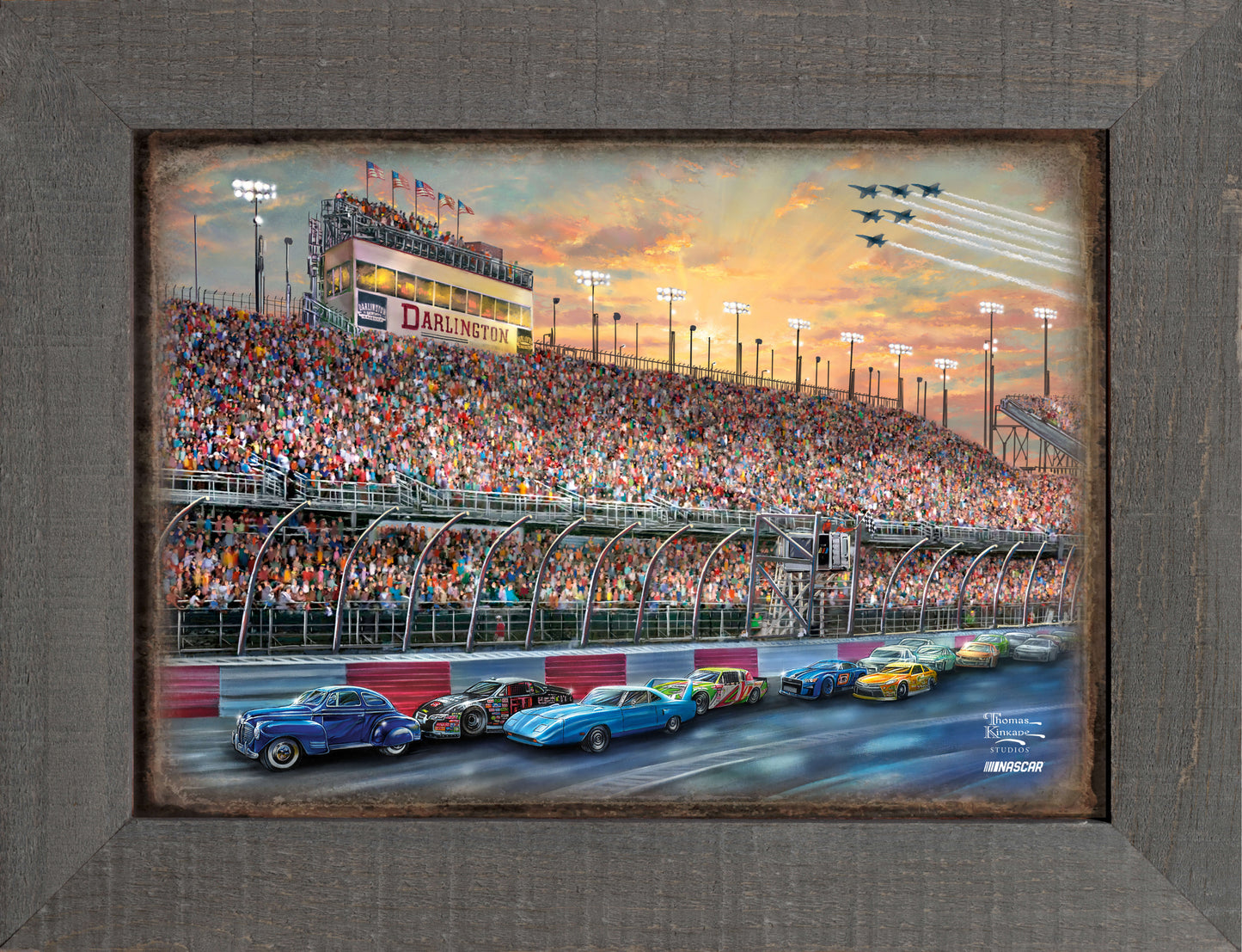 75 Years of NASCAR® - 12.5" x 16" Framed Metal Print