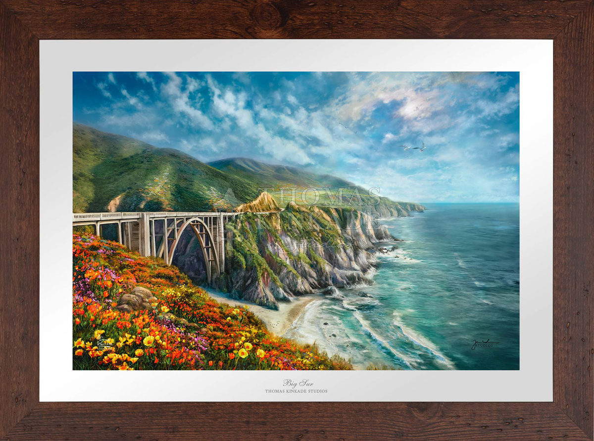 Shop Big Sur - Limited Edition Paper Wall Art From Thomas Kinkade