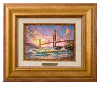 Sunset on Golden Gate Bridge - Brushworks