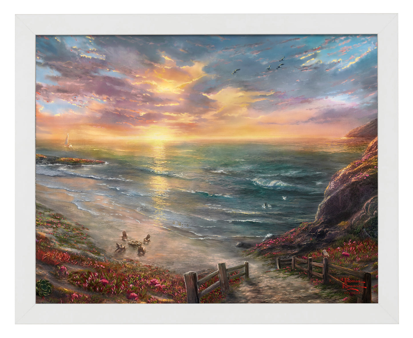 Beachside Gathering - Art Prints