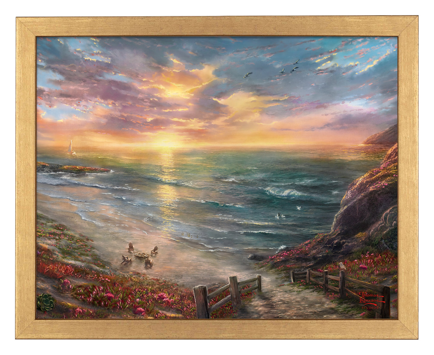 Beachside Gathering - Art Prints