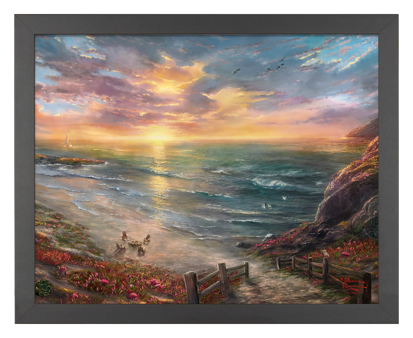 Beachside Gathering - Art Prints