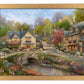 Summer in Cobblestone Village - Art Prints