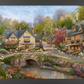 Summer in Cobblestone Village - Art Prints