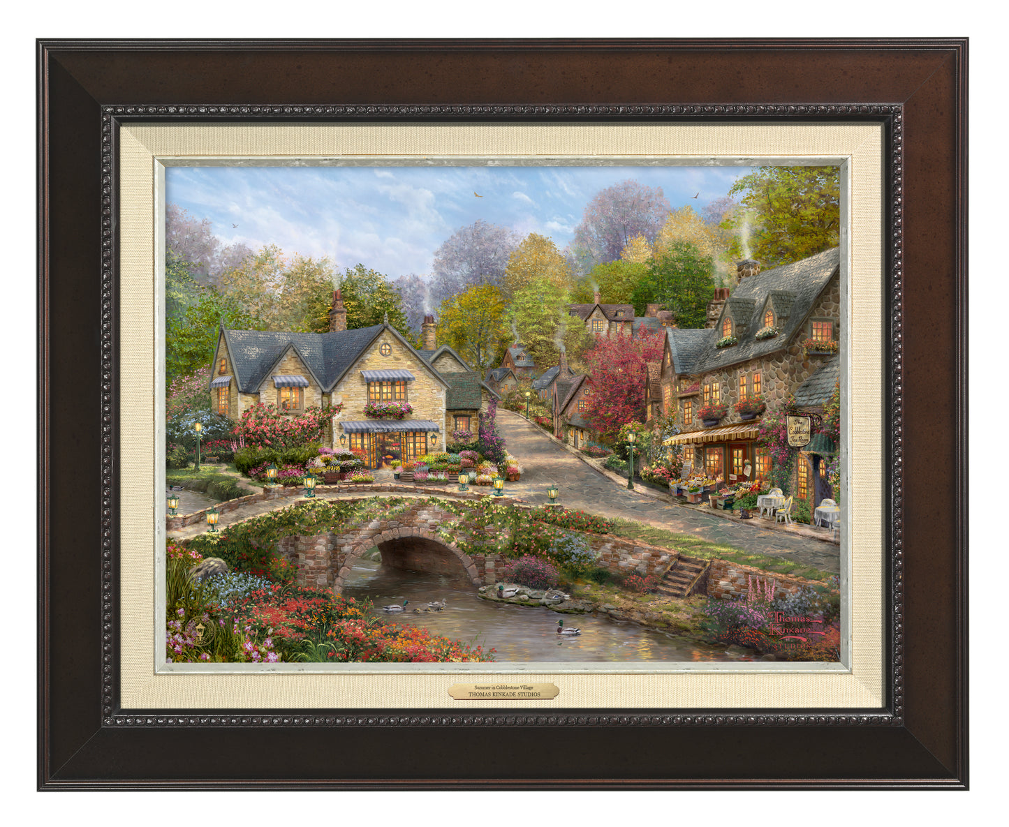 Summer in Cobblestone Village - Canvas Classics