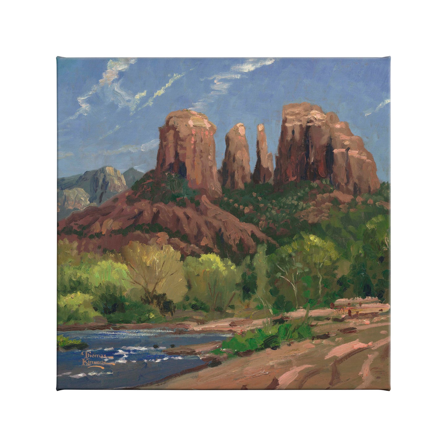 Sedona Cliffs - 14" x 14" Gallery Wrapped Canvas