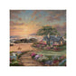 Seaside Cottage - 14" x 14" Gallery Wrapped Canvas